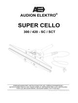 Audion Elektro SUPER CELLO 420 SCT-2 Instructions For Use Manual