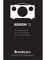 Audio Pro ADDON T5 Schnellstartanleitung