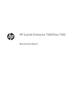 HP ScanJet Enterprise Flow 7500 Flatbed Scanner Benutzerhandbuch