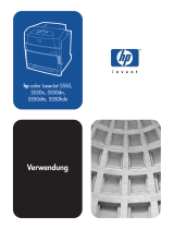 HP Color LaserJet 5550 Printer series Benutzerhandbuch