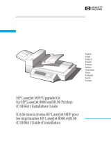 HP LaserJet 8100 Multifunction Printer series Installationsanleitung