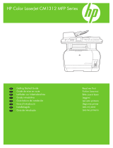 HP Color LaserJet CM1312 Multifunction Printer series Benutzerhandbuch
