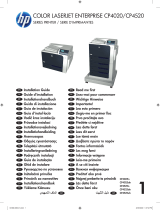 HP Color LaserJet Enterprise CP4025 Printer series Installationsanleitung