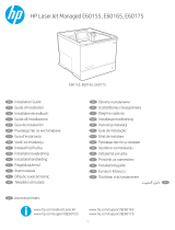 HP LaserJet Managed E60165 series Installationsanleitung