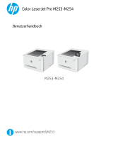 HP Color LaserJet Pro M253-M254 Printer series Benutzerhandbuch