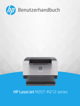 HP LaserJet M207-M212 Printer series Benutzerhandbuch