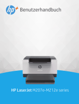 HP LaserJet M207e-M212e Printer series Benutzerhandbuch