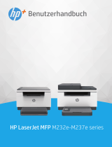 HP LaserJet MFP M232e-M237e Printer series Benutzerhandbuch