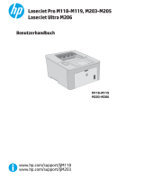 HP LaserJet Pro M118-M119 series Benutzerhandbuch