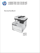 HP LaserJet Pro 300 color MFP M375 Benutzerhandbuch