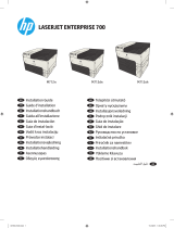 HP LaserJet Enterprise 700 Printer M712 series Installationsanleitung