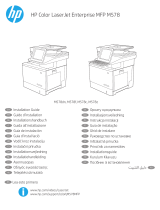 HP Color LaserJet Enterprise MFP M578 Printer series Installationsanleitung