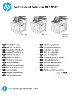 HP Color LaserJet Enterprise MFP M577 series Installationsanleitung