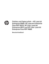 HP Color LaserJet Enterprise M855 Printer series Benutzerhandbuch