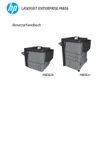 HP LaserJet Enterprise M806 Printer series Benutzerhandbuch