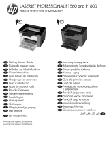HP LaserJet Pro P1606 Printer series Benutzerhandbuch