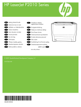 HP LaserJet P2010 Printer series Schnellstartanleitung