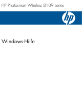 HP Photosmart Wireless All-in-One Printer series - B109 Benutzerhandbuch