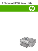 HP Photosmart D7400 Printer series Benutzerhandbuch