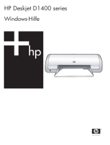 HP Deskjet D1400 Printer series Benutzerhandbuch