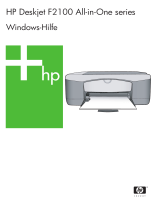 HP Deskjet F2100 All-in-One Printer series Benutzerhandbuch