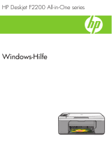 HP Deskjet F2200 All-in-One Printer series Benutzerhandbuch
