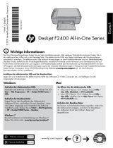 HP Deskjet F2400 All-in-One series Schnellstartanleitung
