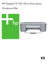 HP Deskjet F4100 All-in-One Printer series Benutzerhandbuch