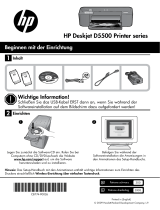 HP Deskjet D5500 Printer series Bedienungsanleitung