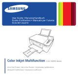 HP Samsung CJX-1050W Inkjet All-in-One Printer series Benutzerhandbuch