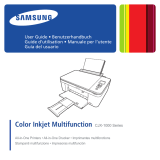 HP Samsung CJX-1000 Inkjet All-in-One Printer series Benutzerhandbuch
