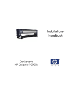 HP DesignJet 10000s Printer series Installationsanleitung
