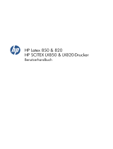 HP Latex 850 Printer (HP Scitex LX850 Industrial Printer) Benutzerhandbuch