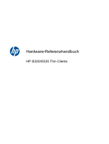 HP t5325 Thin Client Referenzhandbuch