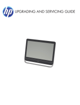 HP Pavilion TouchSmart 23-f400 All-in-One Desktop PC series Benutzerhandbuch