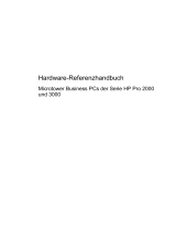 HP Pro 2000 Microtower PC Referenzhandbuch