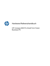 HP Compaq 4000 Pro Small Form Factor PC Referenzhandbuch