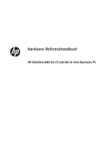 HP EliteOne 800 G4 23.8-in Healthcare Edition All-in-One Business PC Referenzhandbuch