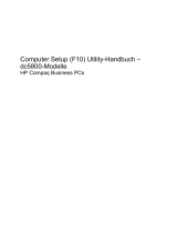 HP Compaq dc5800 Microtower PC Benutzerhandbuch