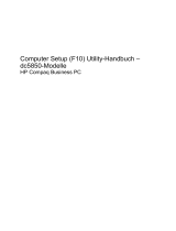HP Compaq dc5850 Small Form Factor PC Benutzerhandbuch