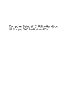 HP COMPAQ 6005 PRO MICROTOWER PC Benutzerhandbuch