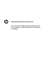 HP Compaq Pro 6305 Small Form Factor PC Referenzhandbuch