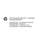 HP Compaq Elite 8300 Small Form Factor PC Referenzhandbuch