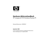 HP Compaq dx2100 Microtower PC Referenzhandbuch