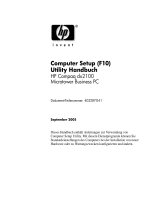 HP Compaq dx2100 Microtower PC Benutzerhandbuch