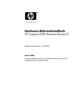 HP Compaq dx2200 Microtower PC Referenzhandbuch