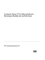 HP Compaq dx2300 Microtower PC Benutzerhandbuch
