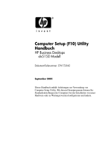 HP dx5150 Small Form Factor PC Benutzerhandbuch