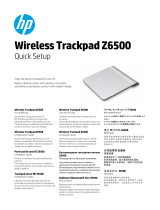 HP Z6500 Wireless Trackpad Schnellstartanleitung
