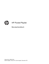 HP Pocket Playlist Benutzerhandbuch